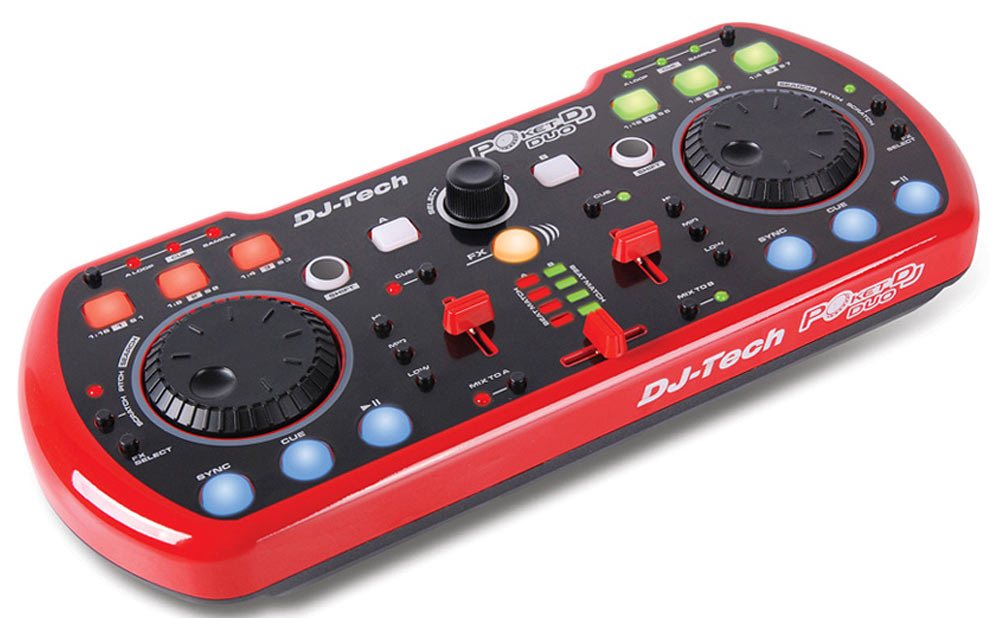 DJ-Tech POKET DJ DUO (PDJD-RED-USB-DJ)