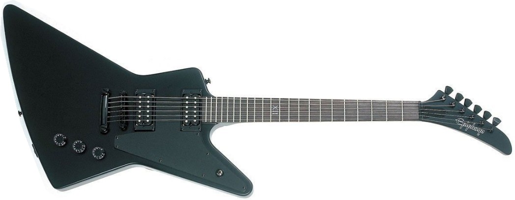 EPIPHONE GOTHIC 1958 EXPLORER BLACK SATIN BLK