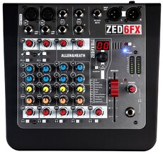 Allen&Heath ZED6FX - Ekb-musicmag.ru - аудиовизуальное и сценическое оборудование, акустические материалы