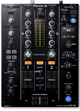 Pioneer DJM-450 - Ekb-musicmag.ru - аудиовизуальное и сценическое оборудование, акустические материалы