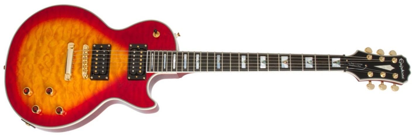 epiphone les paul custom cherry sunburst