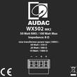 Audac WX502MK2/B - Поставка звукового, светового, видео и сценического оборудования. Аудиовизуальные решения.