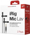 IK Multimedia iRig Mic Lav 2 Pack - Ekb-musicmag.ru - аудиовизуальное и сценическое оборудование, акустические материалы
