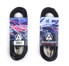AuraSonics J63J63-3 гитарный кабель Jack TS 6.3мм -  Jack TS 6.3мм, 3м, 24AWG, 0.22мм?,черный - Проектирование и поставка звукового, светового, видео и сценического оборудования. Центр аудиовизуальных решений.