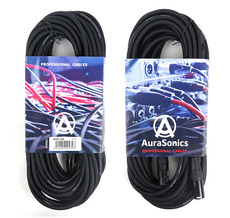 AuraSonics XMXF-15B кабель микрофонный XLR(F)-XLR(M), 15м, 24AWG, 0.23мм?, черный - Проектирование и поставка звукового, светового, видео и сценического оборудования. Центр аудиовизуальных решений.
