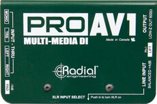 Radial PRO-AV1 - Ekb-musicmag.ru - аудиовизуальное и сценическое оборудование, акустические материалы