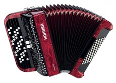 HOHNER Nova II 72 red - Ekb-musicmag.ru - аудиовизуальное и сценическое оборудование, акустические материалы