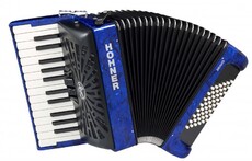 HOHNER Bravo II 48 dark blue - Ekb-musicmag.ru - аудиовизуальное и сценическое оборудование, акустические материалы