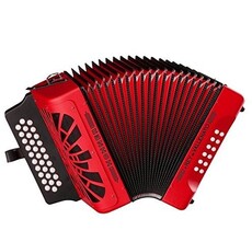 HOHNER El Rey del Vallenato GCF red - Ekb-musicmag.ru - аудиовизуальное и сценическое оборудование, акустические материалы