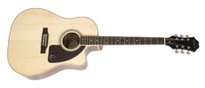 Epiphone AJ-220SCE Solid Top Ac/Electric Natural - Поставка звукового, светового, видео и сценического оборудования. Аудиовизуальные решения.