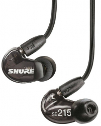 SHURE SE215-K-UNI-EFS - Поставка звукового, светового, видео и сценического оборудования. Аудиовизуальные решения.