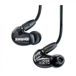 SHURE SE215-K-EFS - Поставка звукового, светового, видео и сценического оборудования. Аудиовизуальные решения.