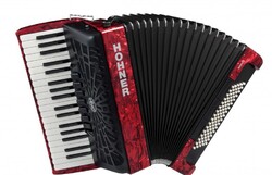 HOHNER Bravo III 80 red - Ekb-musicmag.ru - аудиовизуальное и сценическое оборудование, акустические материалы