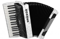 HOHNER Bravo III 72 white - Ekb-musicmag.ru - аудиовизуальное и сценическое оборудование, акустические материалы