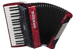 HOHNER Bravo III 72 red - Ekb-musicmag.ru - аудиовизуальное и сценическое оборудование, акустические материалы