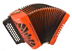 HOHNER El Rey del Vallenato ADG orange - Ekb-musicmag.ru - аудиовизуальное и сценическое оборудование, акустические материалы