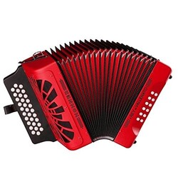 HOHNER El Rey del Vallenato BbEbAb red - Ekb-musicmag.ru - аудиовизуальное и сценическое оборудование, акустические материалы