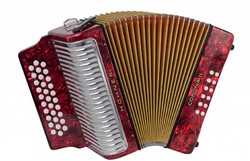 HOHNER Corona II Classic GCF red - Ekb-musicmag.ru - аудиовизуальное и сценическое оборудование, акустические материалы