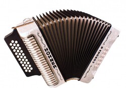 HOHNER Corona III BbEbAb white-Columbia - Ekb-musicmag.ru - аудиовизуальное и сценическое оборудование, акустические материалы