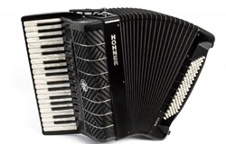 HOHNER MATTIA IV 96 BK gun black pearl keys - Ekb-musicmag.ru - аудиовизуальное и сценическое оборудование, акустические материалы