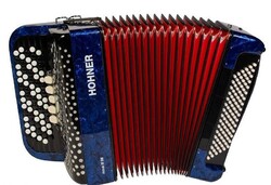 HOHNER Nova III 96 dark blue (C-stepped) - Ekb-musicmag.ru - аудиовизуальное и сценическое оборудование, акустические материалы