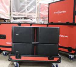 Audiocenter туровый кейс для 2 х WM210-DSP напольных сценических мониторов.  цвет красный - Поставка звукового, светового, видео и сценического оборудования. Аудиовизуальные решения.