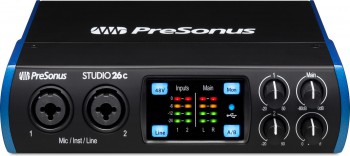 PreSonus Studio 26C - Ekb-musicmag.ru - аудиовизуальное и сценическое оборудование, акустические материалы