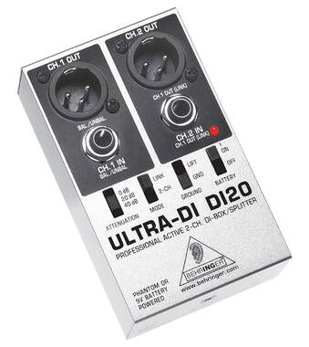 BEHRINGER DI 20 ULTRA-DI - Поставка звукового, светового, видео и сценического оборудования. Аудиовизуальные решения.