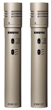 Shure KSM137/SL STEREO PAIR - Поставка звукового, светового, видео и сценического оборудования. Аудиовизуальные решения.