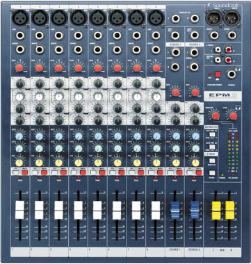 Soundcraft EPM8 - Поставка звукового, светового, видео и сценического оборудования. Аудиовизуальные решения.