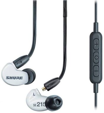 Shure SE215SPE-W-UNI-EFS - Поставка звукового, светового, видео и сценического оборудования. Аудиовизуальные решения.