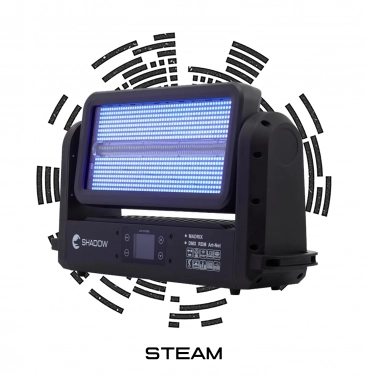 SHADOW STROBE STEAM 3000 IP - Поставка звукового, светового, видео и сценического оборудования. Аудиовизуальные решения.