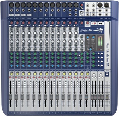 Soundcraft Signature 16 - Поставка звукового, светового, видео и сценического оборудования. Аудиовизуальные решения.