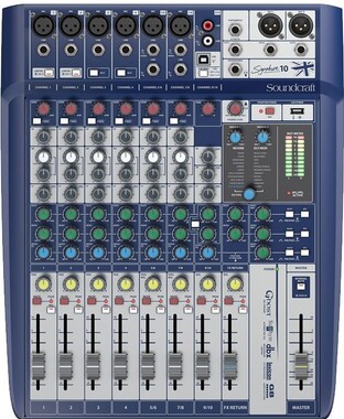 Soundcraft Signature 10 - Поставка звукового, светового, видео и сценического оборудования. Аудиовизуальные решения.