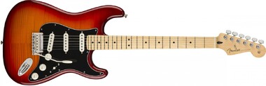 Fender PLAYER Stratocaster PLS TOP MN ACB - Поставка звукового, светового, видео и сценического оборудования. Аудиовизуальные решения.