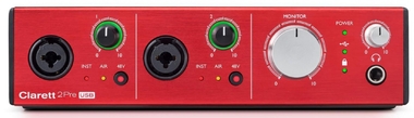 Focusrite Clarett+ 2Pre - Поставка звукового, светового, видео и сценического оборудования. Аудиовизуальные решения.