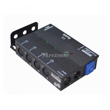 Anzhee DMX Splitter 4 RE - Поставка звукового, светового, видео и сценического оборудования. Аудиовизуальные решения.