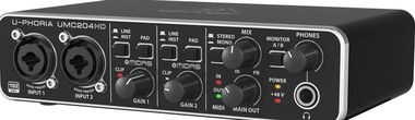 BEHRINGER UMC204HD - Поставка звукового, светового, видео и сценического оборудования. Аудиовизуальные решения.