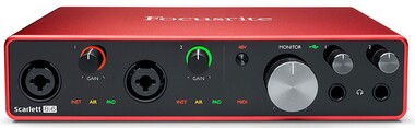 Focusrite Scarlett 8i6 3rd Gen - Поставка звукового, светового, видео и сценического оборудования. Аудиовизуальные решения.