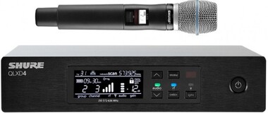 SHURE QLXD24E/B87C G51 - Поставка звукового, светового, видео и сценического оборудования. Аудиовизуальные решения.