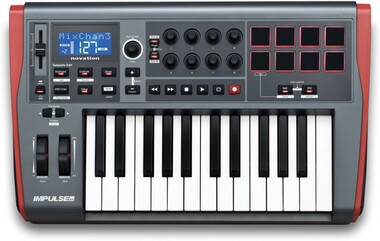 Novation Impulse 25 - Поставка звукового, светового, видео и сценического оборудования. Аудиовизуальные решения.