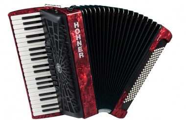 HOHNER Bravo III 120 red - Поставка звукового, светового, видео и сценического оборудования. Аудиовизуальные решения.