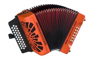 HOHNER Compadre GCF orange - Поставка звукового, светового, видео и сценического оборудования. Аудиовизуальные решения.