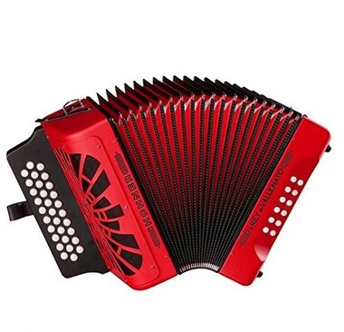 HOHNER El Rey del Vallenato BbEbAb red - Поставка звукового, светового, видео и сценического оборудования. Аудиовизуальные решения.