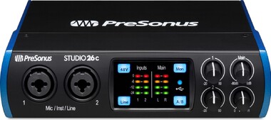 PreSonus Studio 26C - Поставка звукового, светового, видео и сценического оборудования. Аудиовизуальные решения.