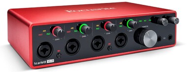 Focusrite Scarlett 18i8 3rd Gen - Поставка звукового, светового, видео и сценического оборудования. Аудиовизуальные решения.