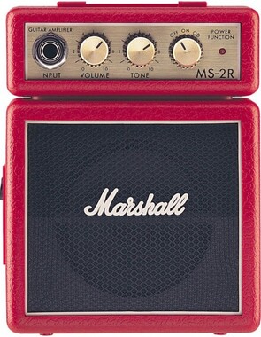 Marshall MS-2R MICRO AMP (RED) - Поставка звукового, светового, видео и сценического оборудования. Аудиовизуальные решения.