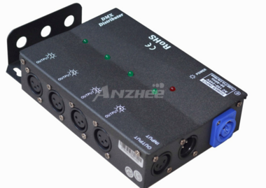 Anzhee DMX Splitter 4 - Поставка звукового, светового, видео и сценического оборудования. Аудиовизуальные решения.